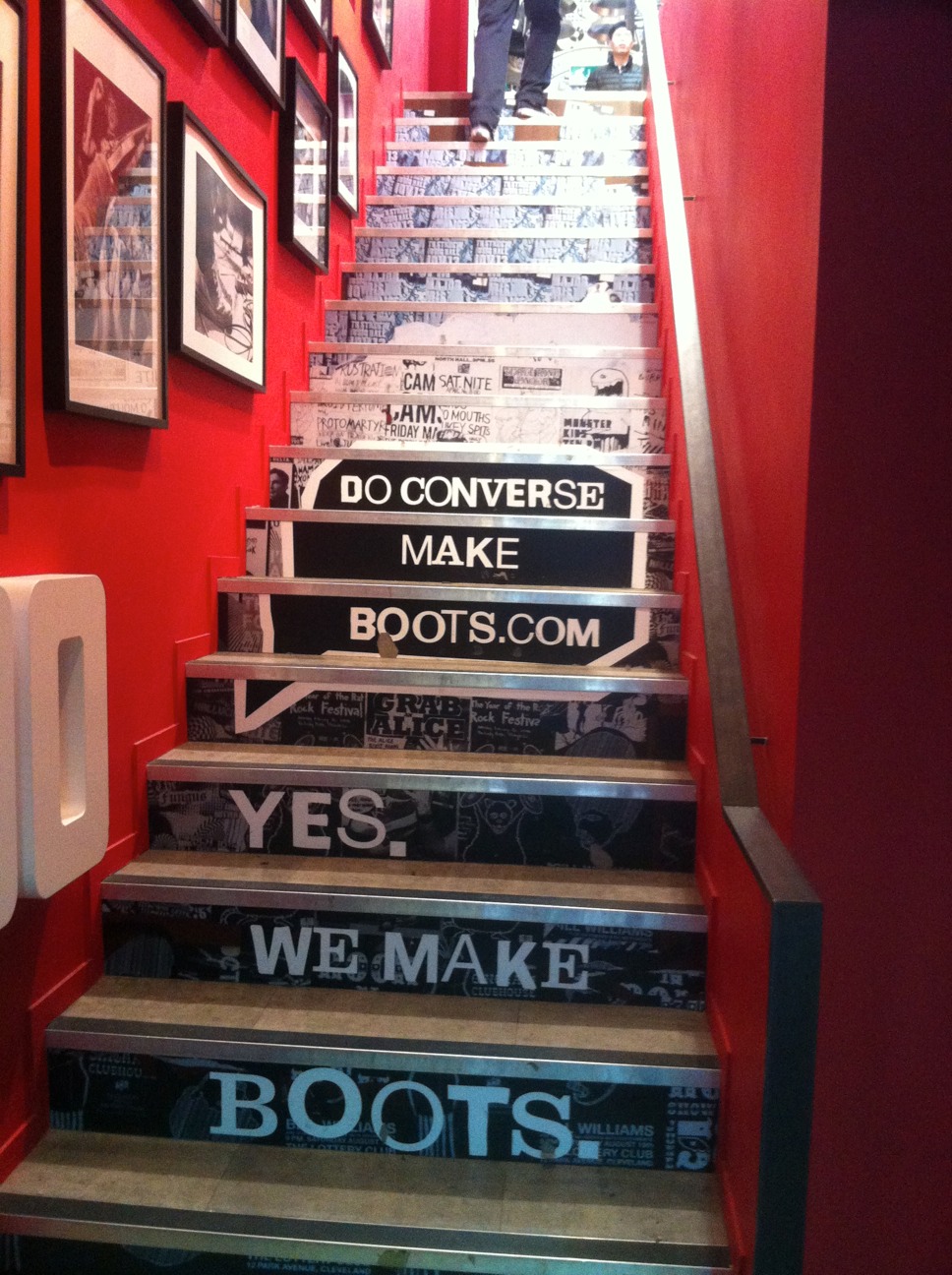 Converse pop up boot store Carnaby St 